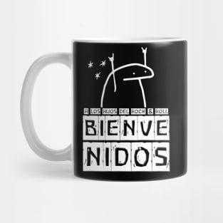 A los hijos del Rock' Roll: Bienvenidos. (IV-Blanco) Mug